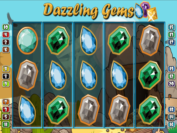 играть в Dazzling Gems бесплатно без регистрации и СМС