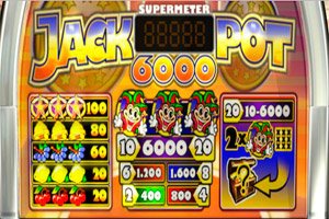 Играть бесплатно игровой автомат Jackpot 6000