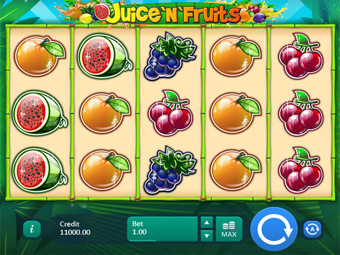 Играть в Игровой автомат Juice and Fruits бесплатно